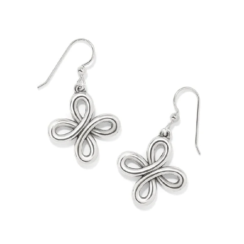 Women's Earrings – Elegant Designs for Every Personality--Interlok Curve French Wire Earrings