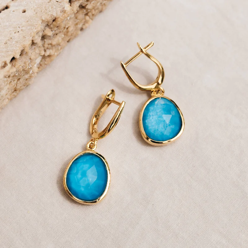 Women's Earrings – Elegant Designs for Every Personality--Amalfi Blue Statement Earrings - Serendipity Women's Earrings – Elegant Designs for Every Personality--Amalfi Blue Statement Earrings - Serendipity