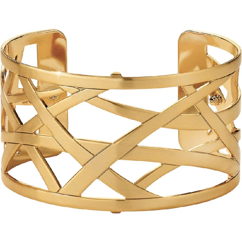 Heavy Bangles for Women-Christo Maritzburg Wide Cuff Bracelet
