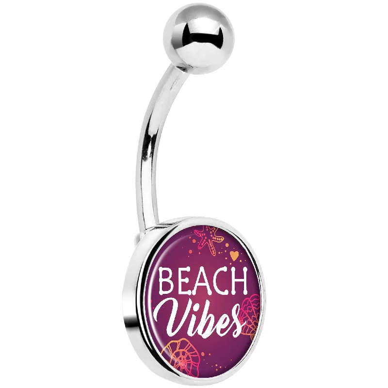 Comfortable Belly Rings for Daily Wear -Tropical Paradise Beach Vibes Belly Ring