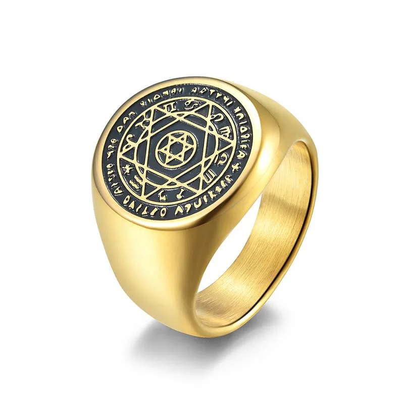 Chic Women's Rings for Fashion-Forward Looks-Buddha Stones 12 Constellations of the Zodiac Star of David Protection Ring Chic Women's Rings for Fashion-Forward Looks-Buddha Stones 12 Constellations of the Zodiac Star of David Protection Ring