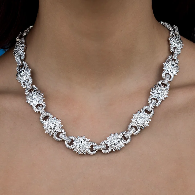 Shop Classic Women's Necklaces & Pendants with a Modern Twist-Star Mariner Necklace in White Gold- 16mm Shop Classic Women's Necklaces & Pendants with a Modern Twist-Star Mariner Necklace in White Gold- 16mm