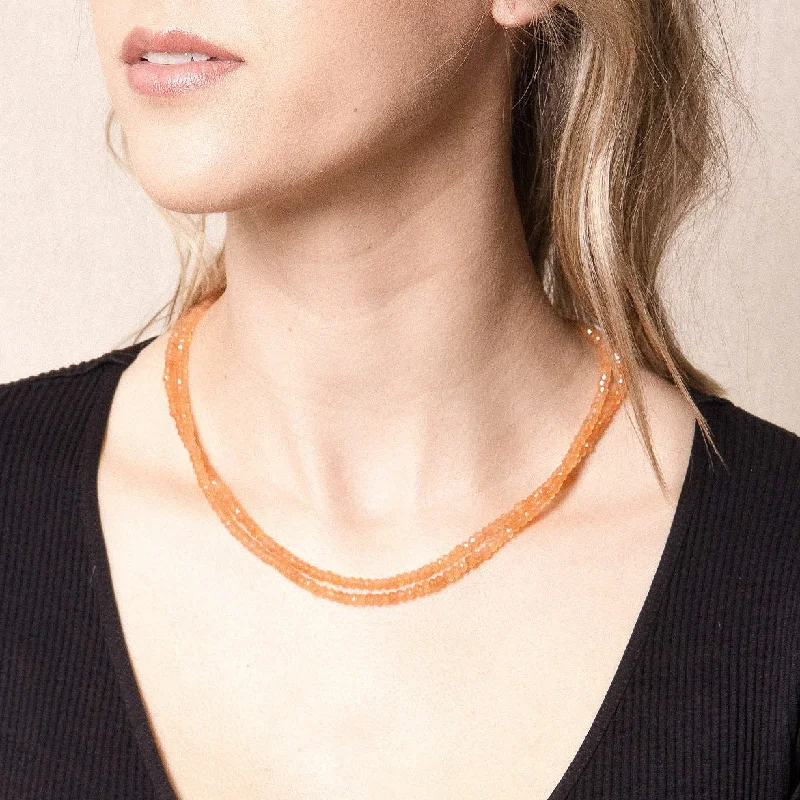 Shop Classic Women's Necklaces & Pendants with a Modern Twist-Carnelian Single or Double Strand Bead Necklace Shop Classic Women's Necklaces & Pendants with a Modern Twist-Carnelian Single or Double Strand Bead Necklace