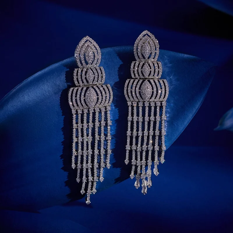 Women's Earrings – Elegant Designs for Every Personality--Zircon Earring 163905