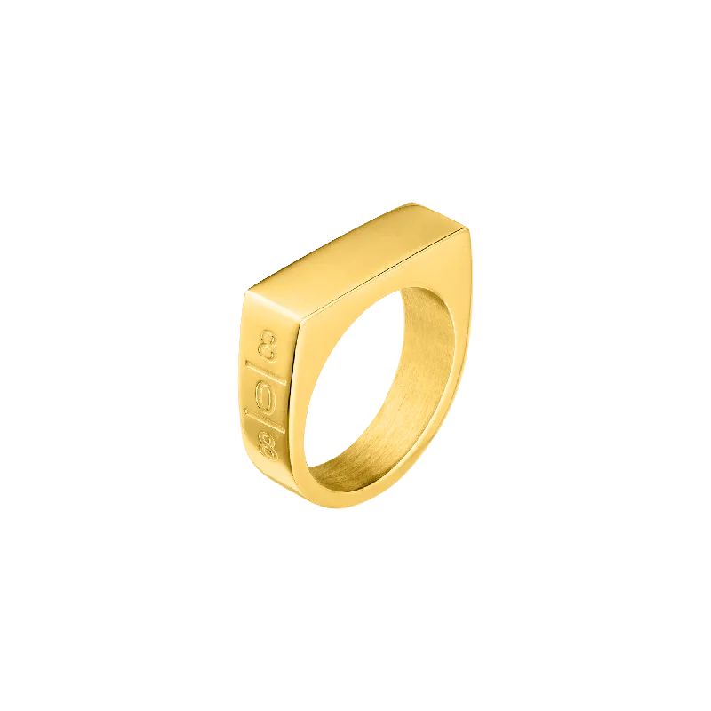 Chic Women's Rings for Fashion-Forward Looks-Square Ring