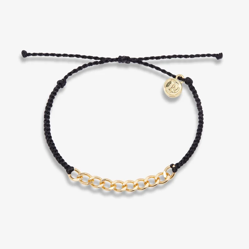 Women's Crystal Bangles-Harper Curb Chain String Bracelet