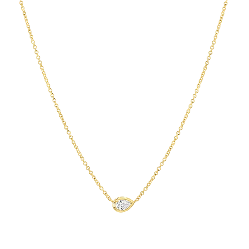 Shop Classic Women's Necklaces & Pendants with a Modern Twist-Pear Diamond Solitaire Necklace Shop Classic Women's Necklaces & Pendants with a Modern Twist-Pear Diamond Solitaire Necklace