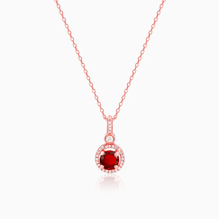 Shop Classic Women's Necklaces & Pendants with a Modern Twist-Rose Gold One And Only Pendant With Link Chain Shop Classic Women's Necklaces & Pendants with a Modern Twist-Rose Gold One And Only Pendant With Link Chain