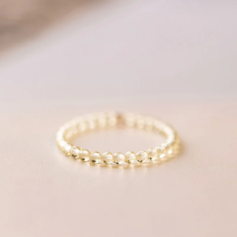 Chic Women's Rings for Fashion-Forward Looks-Buddha Stones Natural Citrine Happiness Prosperity Ring Chic Women's Rings for Fashion-Forward Looks-Buddha Stones Natural Citrine Happiness Prosperity Ring