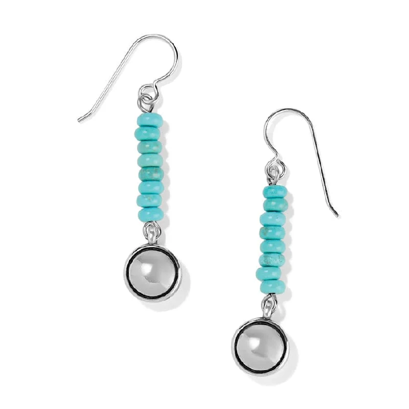 Women's Earrings – Elegant Designs for Every Personality--Contempo Nuevo Azul Dome French Wire Earrings