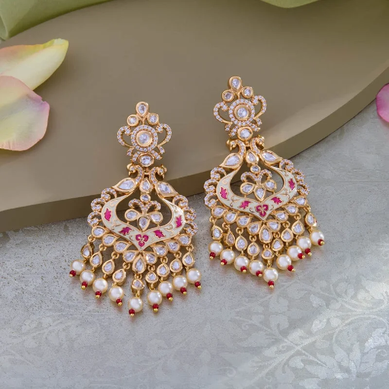 Women's Earrings – Elegant Designs for Every Personality--Kundan Earring 164030