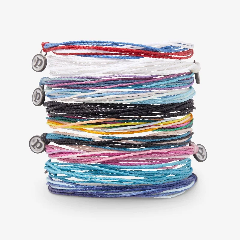 Durable Leather Cuff Bracelets for Men-Best Sellers Friendship 10 Pack