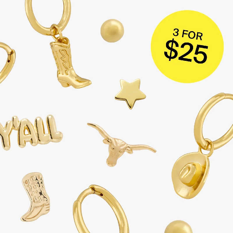 Women's Earrings – Elegant Designs for Every Personality--For the Cowgirl At Heart Set