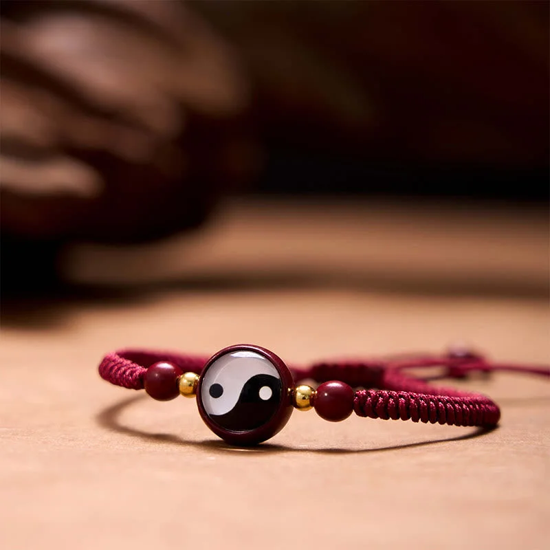 Bridal Bangle Sets for Women-Buddha Stones Lucky Cinnabar Red String Yin Yang Symbol Bagua Blessing Bracelet Bridal Bangle Sets for Women-Buddha Stones Lucky Cinnabar Red String Yin Yang Symbol Bagua Blessing Bracelet