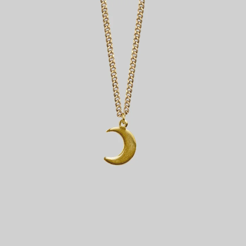 Shop Classic Women's Necklaces & Pendants with a Modern Twist-AYSU. Mini Moon Crescent Necklace - Gold Shop Classic Women's Necklaces & Pendants with a Modern Twist-AYSU. Mini Moon Crescent Necklace - Gold