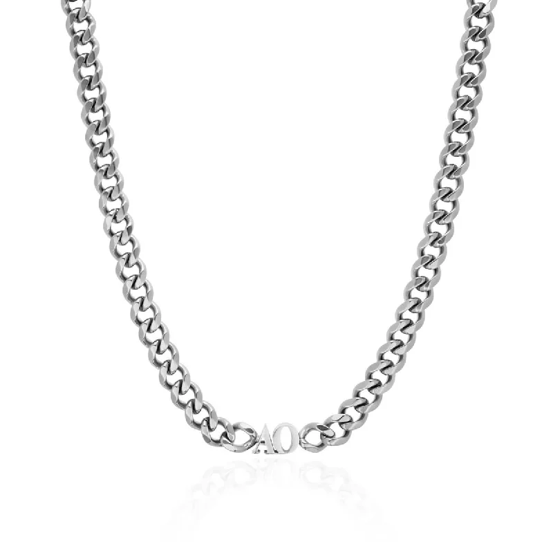 Shop Classic Women's  Necklaces & Pendants with a Modern Twist-Initial Choker (Silver)