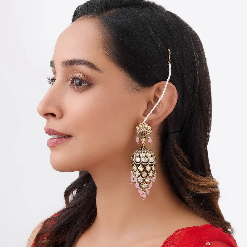 Women's Earrings – Elegant Designs for Every Personality--Kundan Earring 161652
