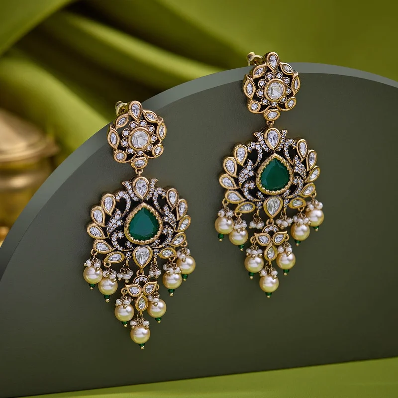 Women's Earrings – Elegant Designs for Every Personality--Kundan Earring 164025