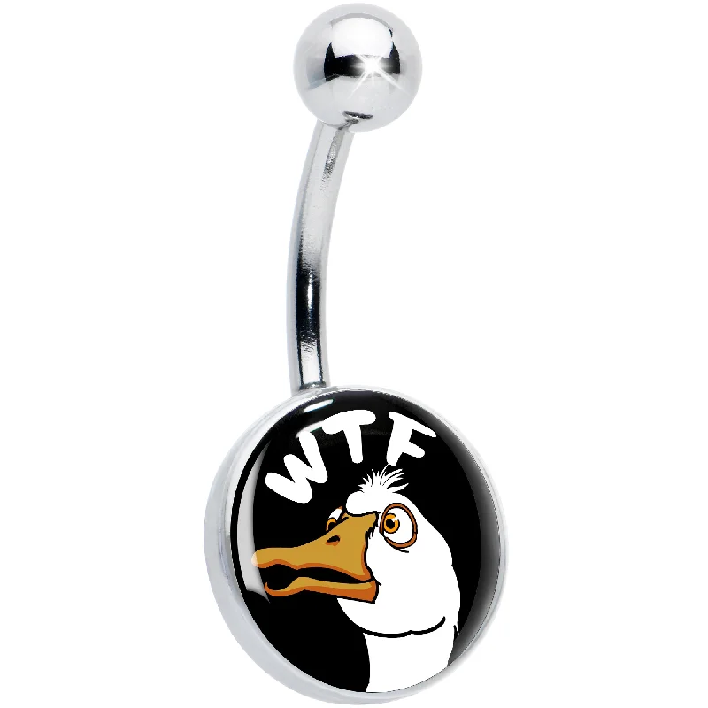 Designer Belly Rings with Modern Touch -WTF Duck Belly Ring