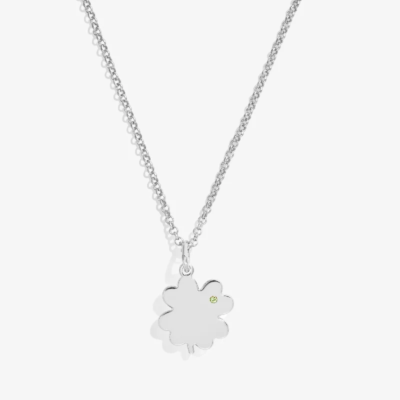 Shop Classic Women's Necklaces & Pendants with a Modern Twist-Four-Leaf Clover Necklace, 21" Shop Classic Women's Necklaces & Pendants with a Modern Twist-Four-Leaf Clover Necklace, 21"