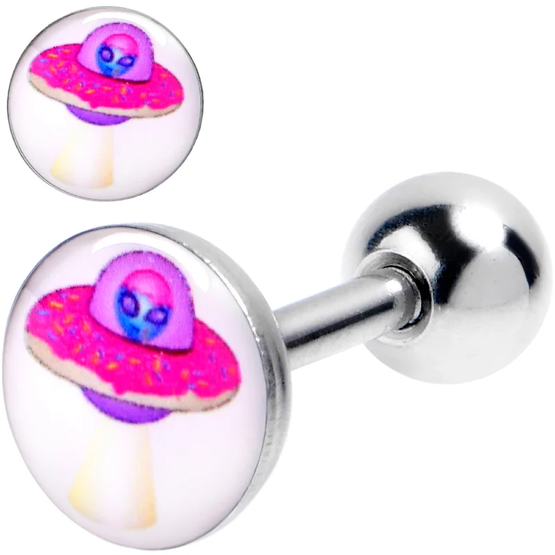 Women's Earrings – Elegant Designs for Every Personality--16 Gauge 1/4 UFO Alien Ship Cartilage Tragus Earring Women's Earrings – Elegant Designs for Every Personality--16 Gauge 1/4 UFO Alien Ship Cartilage Tragus Earring
