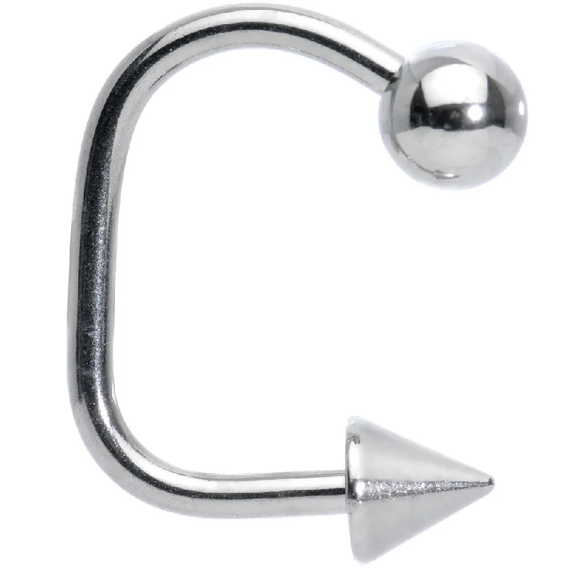 Comfortable and Sleek Lip Rings for All14 Gauge 1/2 Surgical Steel Ball Cone Lippy Loop Labret