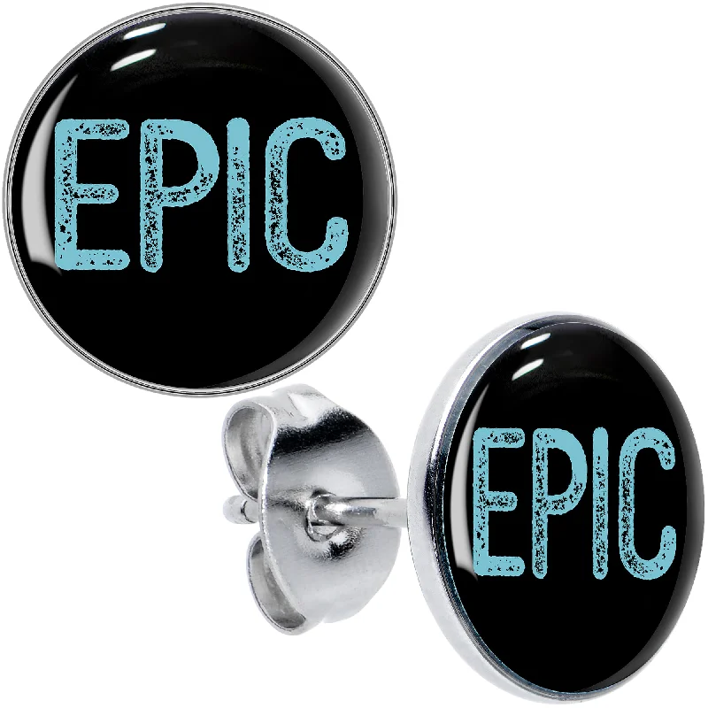 Women's Earrings – Elegant Designs for Every Personality--Epic Blue Stud Earrings