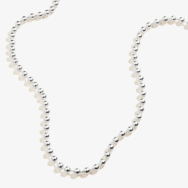 Shop Classic Women's  Necklaces & Pendants with a Modern Twist-Ball Chain Necklace, Silver