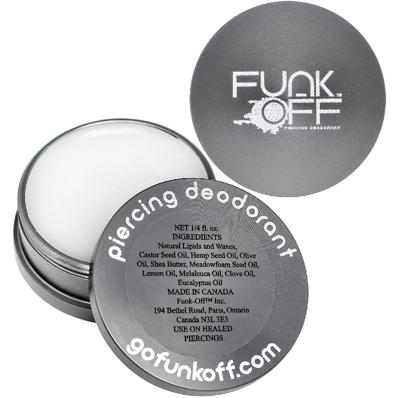 Women's Earrings – Elegant Designs for Every Personality--Dark Silver Funk-Off Piercing Deodorant