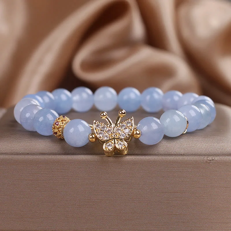 Sleek Leather Bracelets for Men-Buddha Stones Aquamarine Butterfly Serenity Bracelet Sleek Leather Bracelets for Men-Buddha Stones Aquamarine Butterfly Serenity Bracelet