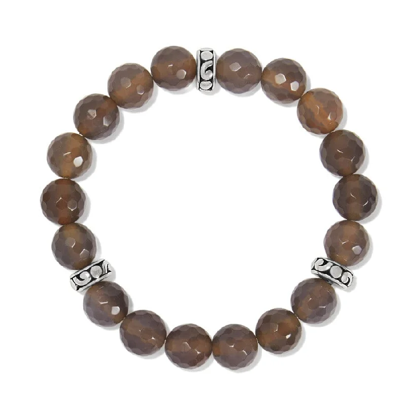 Handcrafted Bangles for Women-Contempo Desert Sky Storm Stretch Bracelet
