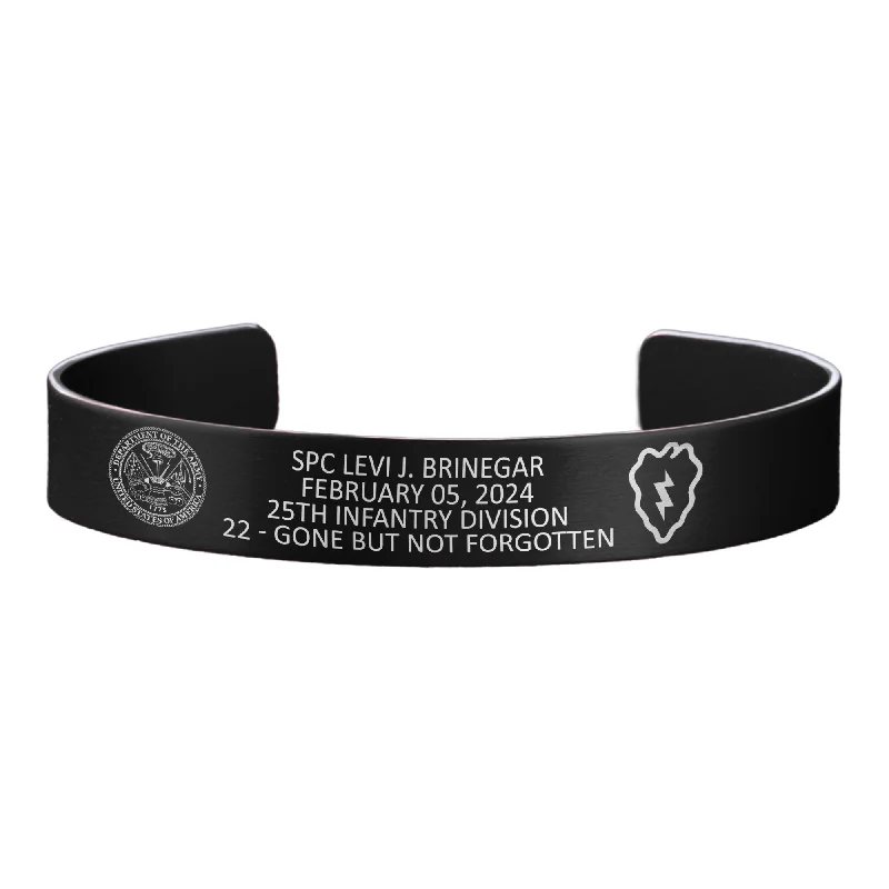 Unique Men's Silver Bracelets-SPC Levi J. Brinegar Memorial Band – Hosted by the Brinegar Family Unique Men's Silver Bracelets-SPC Levi J. Brinegar Memorial Band – Hosted by the Brinegar Family