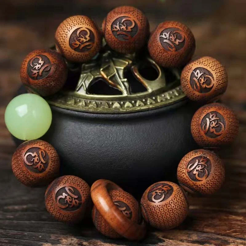 Personalized Wrist Bracelets for Men-Buddha Stones Tibetan Rosewood Engraving Tiger Protection Bracelet Personalized Wrist Bracelets for Men-Buddha Stones Tibetan Rosewood Engraving Tiger Protection Bracelet