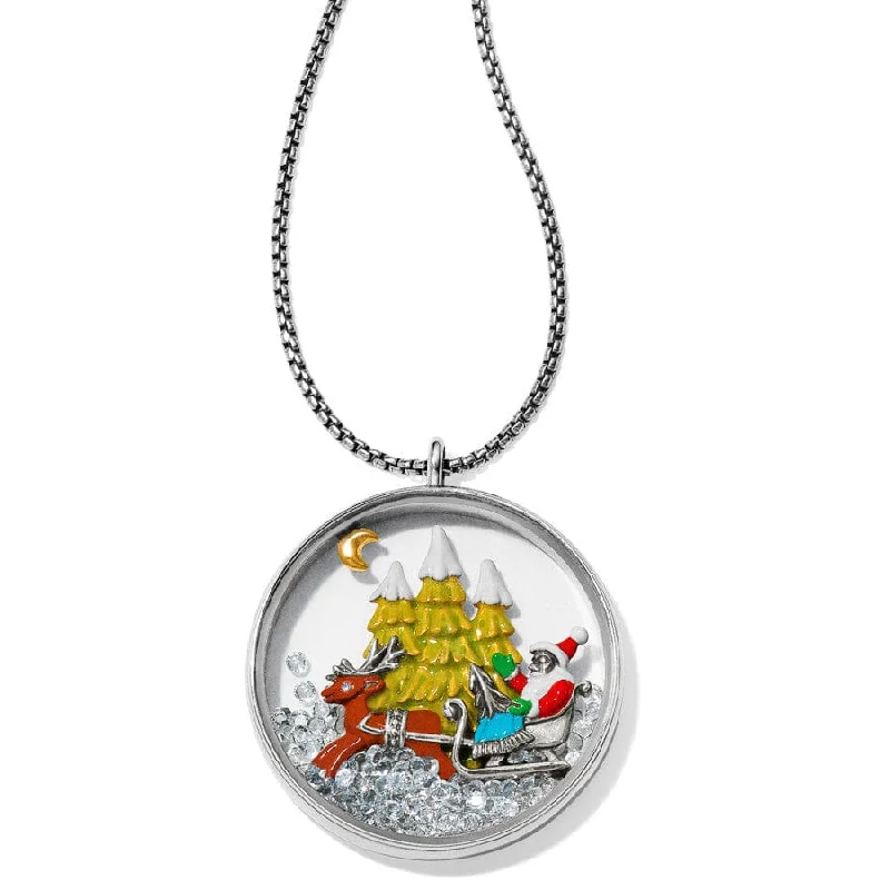 Shop Classic Women's  Necklaces & Pendants with a Modern Twist-Santa's Sleigh Shaker Convertible Necklace