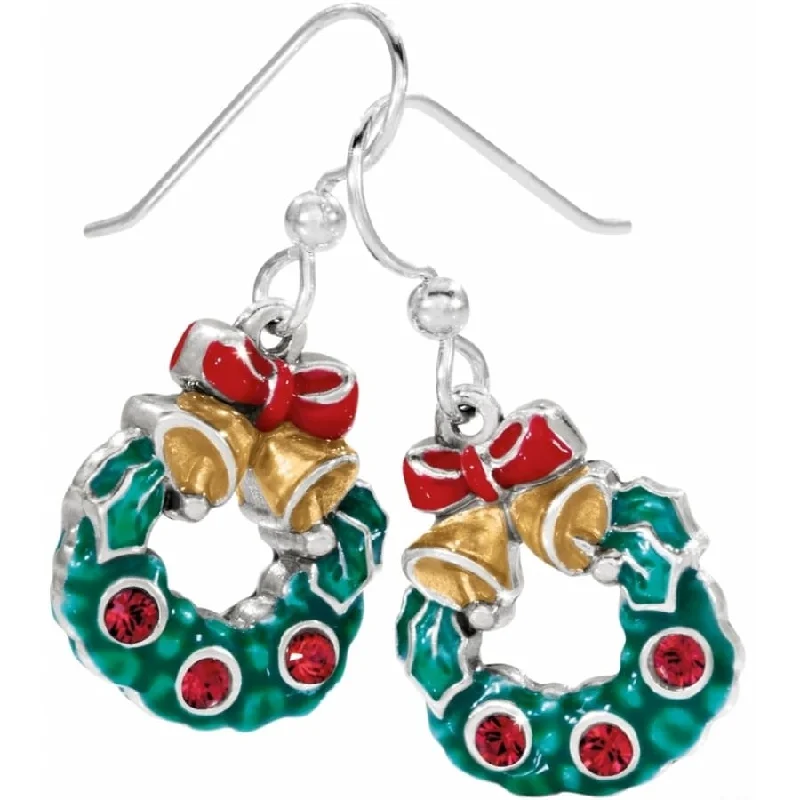 Women's Earrings – Elegant Designs for Every Personality--Holly Christmas French Wire Earrings Women's Earrings – Elegant Designs for Every Personality--Holly Christmas French Wire Earrings