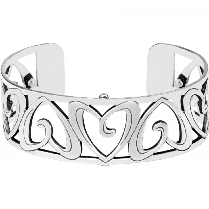 Women's Beaded Bangle Bracelets-Christo Prague Narrow Cuff Bracelet