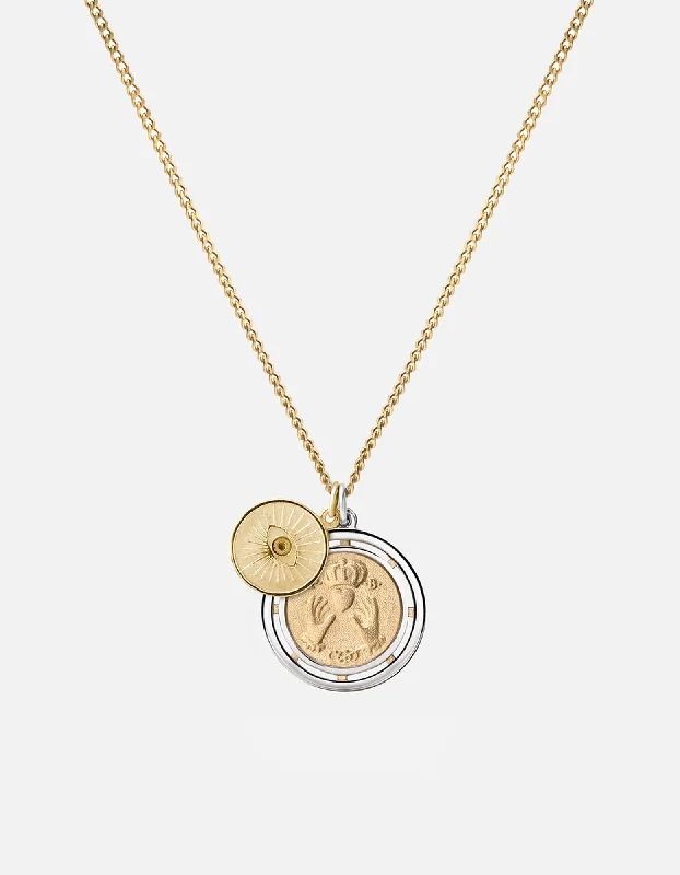 Exclusive Men's Necklaces & Pendants for the Modern Gentleman-Test of Time Necklace, Gold Vermeil/Sterling Silver Exclusive Men's Necklaces & Pendants for the Modern Gentleman-Test of Time Necklace, Gold Vermeil/Sterling Silver
