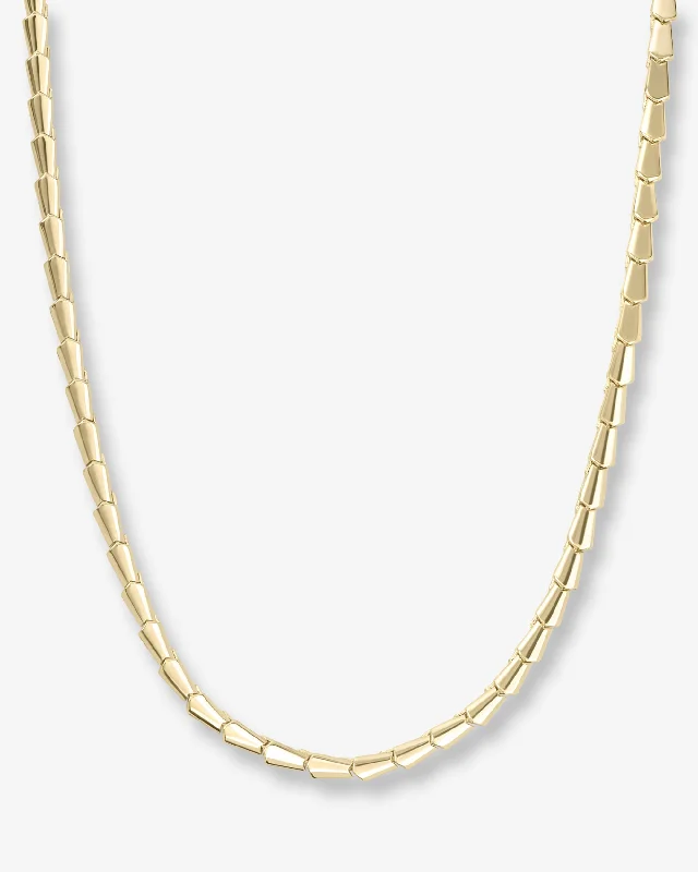 Shop Classic Women's Necklaces & Pendants with a Modern Twist-Serpent Collar Necklace 18" - Gold Shop Classic Women's Necklaces & Pendants with a Modern Twist-Serpent Collar Necklace 18" - Gold