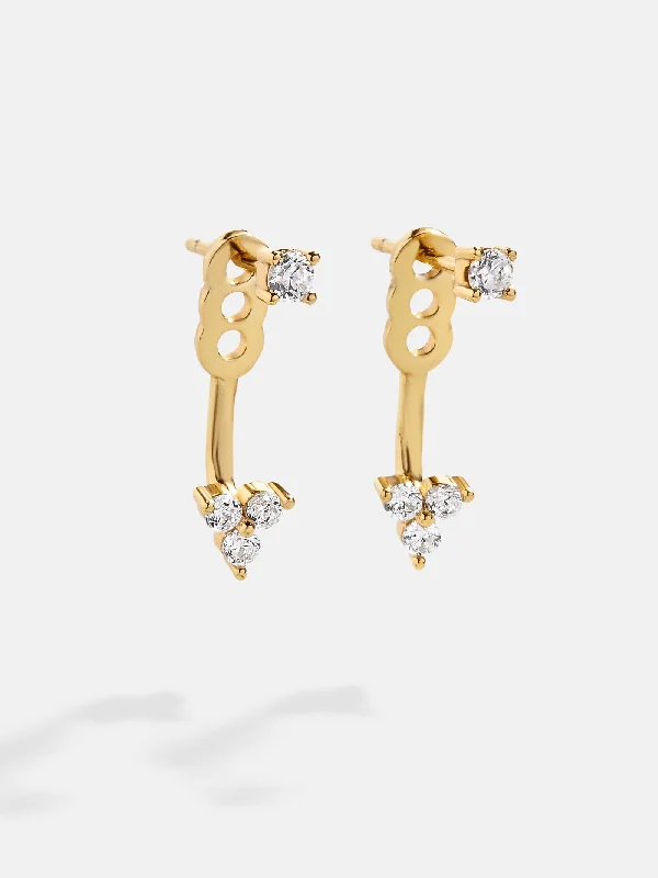 Women's Earrings – Elegant Designs for Every Personality--Shasta 18K Gold Earrings - Gold