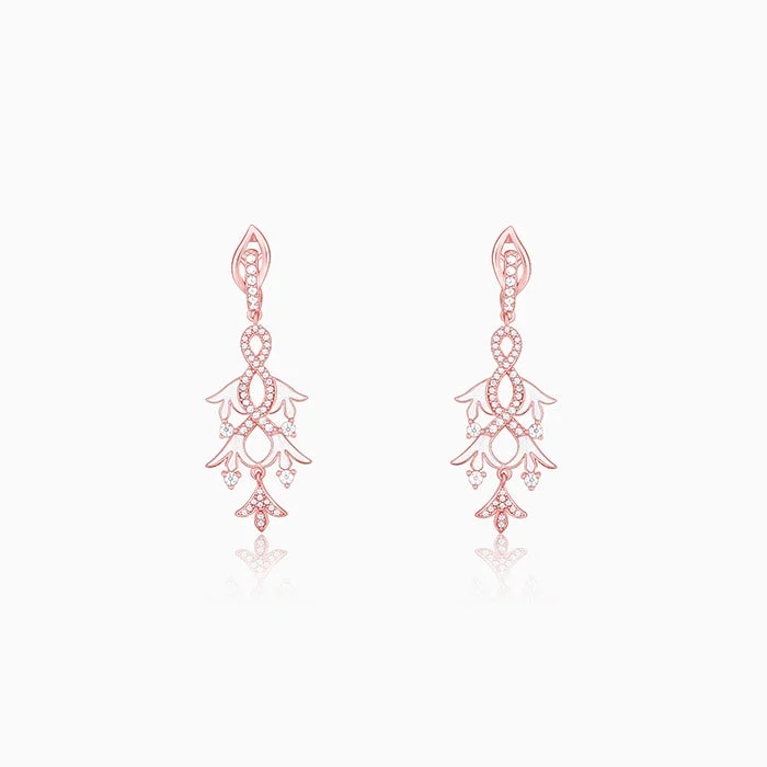 Women's Earrings – Elegant Designs for Every Personality--Rose Gold Dance of Musli Earrings Women's Earrings – Elegant Designs for Every Personality--Rose Gold Dance of Musli Earrings