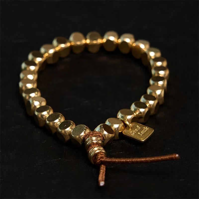 Bracelets for Men with Unique Metal Features-Buddha Stones Copper String Good Luck Self Care Bracelet Bracelets for Men with Unique Metal Features-Buddha Stones Copper String Good Luck Self Care Bracelet