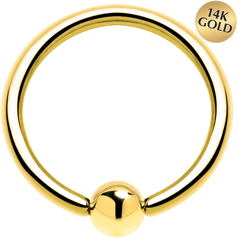 Women's Earrings – Elegant Designs for Every Personality--Solid 14KT Yellow Gold 16 Gauge 3/8 Ball Captive Ring 3mm Ball Women's Earrings – Elegant Designs for Every Personality--Solid 14KT Yellow Gold 16 Gauge 3/8 Ball Captive Ring 3mm Ball