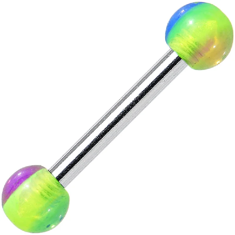 Women's Earrings – Elegant Designs for Every Personality--16 Gauge Pink Green Blue Acrylic Glitter Barbell Eyebrow Ring 5/16 Women's Earrings – Elegant Designs for Every Personality--16 Gauge Pink Green Blue Acrylic Glitter Barbell Eyebrow Ring 5/16