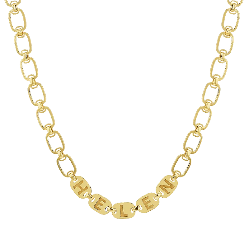 Shop Classic Women's Necklaces & Pendants with a Modern Twist-Custom Chain Link Name Necklace Shop Classic Women's Necklaces & Pendants with a Modern Twist-Custom Chain Link Name Necklace