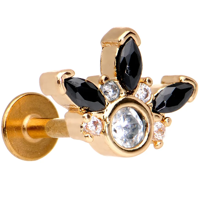 Women's Earrings – Elegant Designs for Every Personality--1/4 Clear CZ Gem Rose Gold Tone Anodized Cartilage Tragus Earring Women's Earrings – Elegant Designs for Every Personality--1/4 Clear CZ Gem Rose Gold Tone Anodized Cartilage Tragus Earring