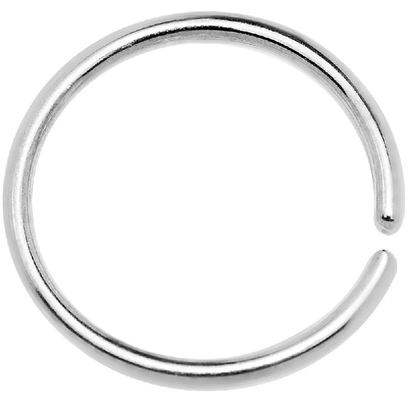 Nose Rings for Sensitive Piercing Areas -18 Gauge 3/8 Annealed Stainless Steel Seamless Circular Ring Nose Rings for Sensitive Piercing Areas -18 Gauge 3/8 Annealed Stainless Steel Seamless Circular Ring