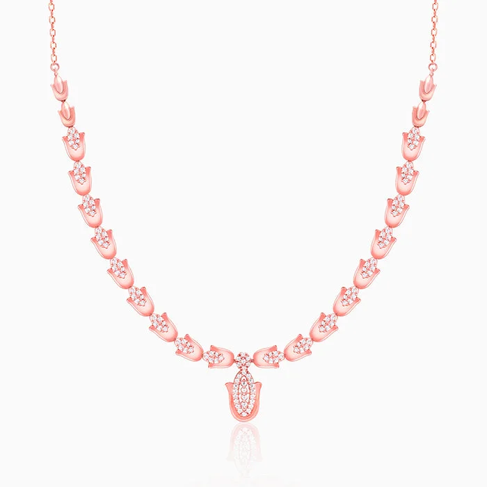 Shop Classic Women's Necklaces & Pendants with a Modern Twist-Rose Gold Classic Hamsa Necklace Shop Classic Women's Necklaces & Pendants with a Modern Twist-Rose Gold Classic Hamsa Necklace