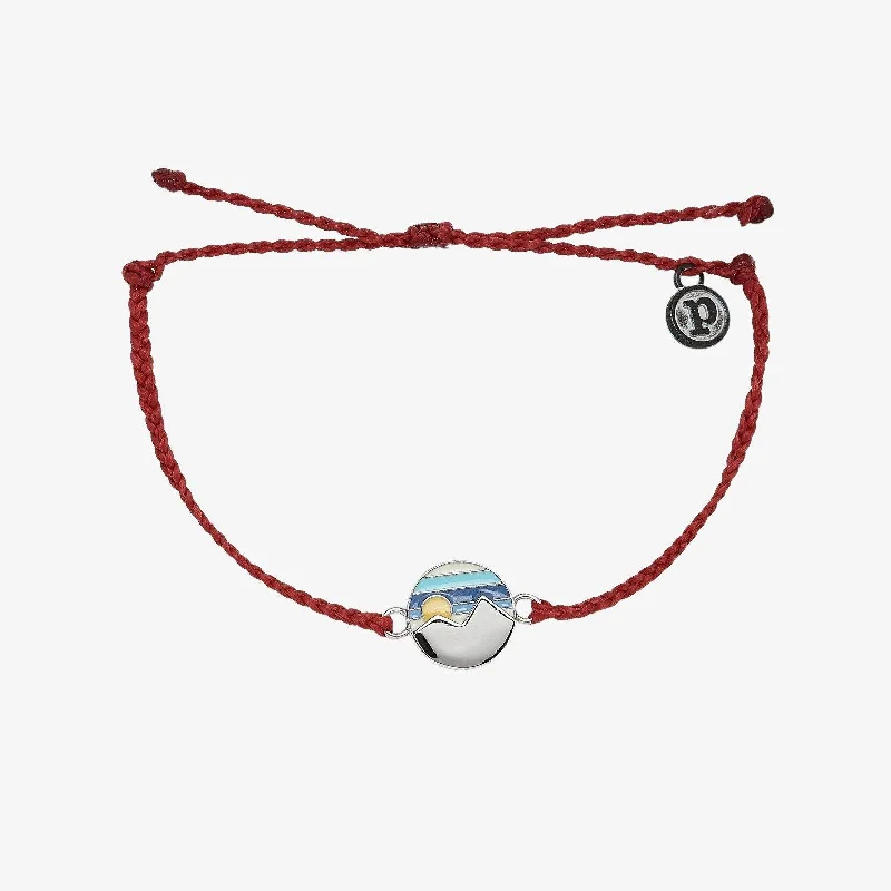 Women's Bangles with Simple Stone Accents-Twin Peaks Charm