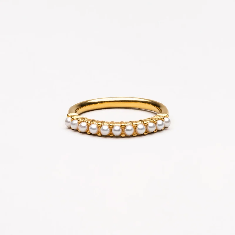Chic Women's Rings for Fashion-Forward Looks-Everyday Pearls Ring