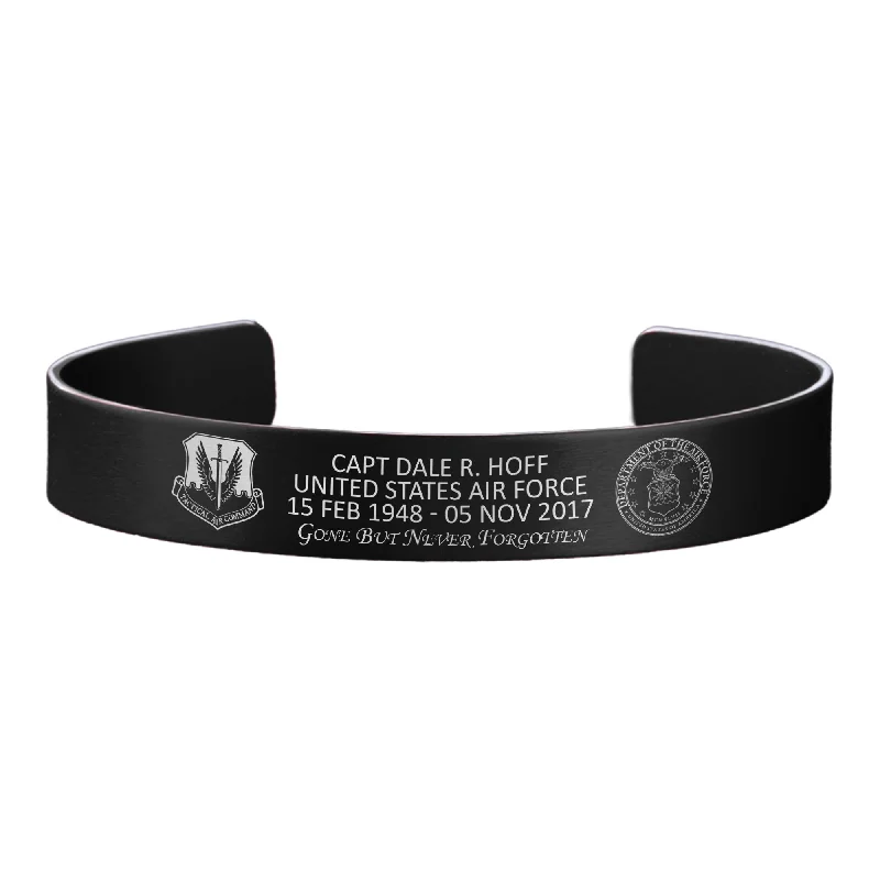 Simple Leather Bracelets for Men-Capt. Dale R. Hoff Memorial Band – Hosted by the Hoff Family Simple Leather Bracelets for Men-Capt. Dale R. Hoff Memorial Band – Hosted by the Hoff Family